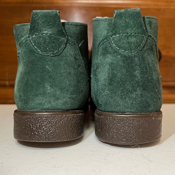 Eddie Bauer Green Suede Booties | Ankle Boots - Picture 5 of 12